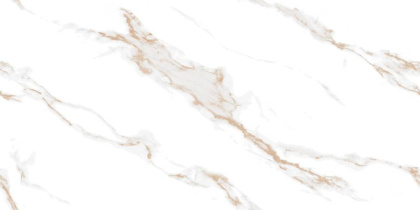 Calacatta Sharp Gold Керамогранит белый 60х120 Полированный