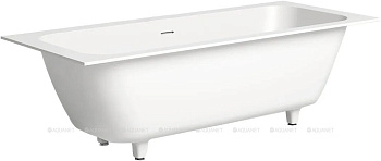 Ванна из искусственного камня Salini S-Stone Orlando Axis 190х80 103321M, матовая