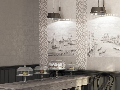 Плитка настенная 12107R Город на воде серый обрезной 25*75*9 (6шт/1,125м2), м2 Плитка настенная 12107R Город на воде серый обрезной 25*75*9 (6шт/1,125м2), м2