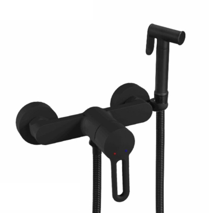 Гигиенический душ Shevanik S8105H-1 латунь черный Гигиенический душ Shevanik S8105H-1 латунь черный