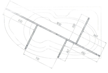 Рама разборная FINA 170х90