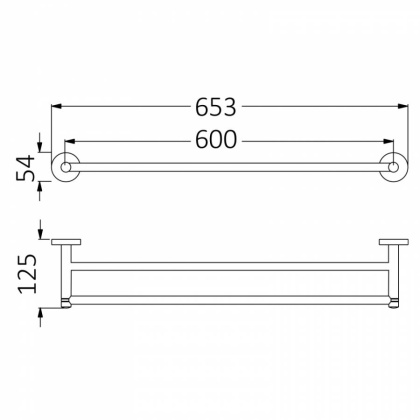 Полотенцедержатель двойной Timo Saona 13056/17 золото матовое Полотенцедержатель двойной Timo Saona 13056/17 золото матовое