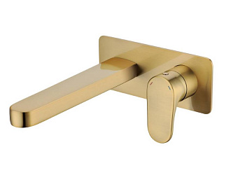 Смеситель для умывальника из стены SPECTRE Bronze