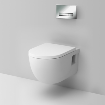 IS30251.801701 Инсталляция с клавишей Start S Хром глянец. с подвесным унитазом Like FlashClean с сид м/лифт