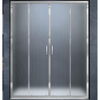 Душевая дверь Alpha VDS-3AL2170CL, 1700, хром, стекло прозрачное