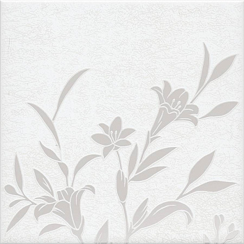 Декор Барберино 5 белый глянцевый 20x20x0,69