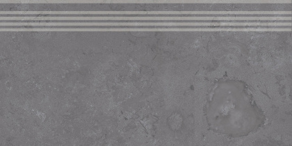 Ступень Про Лаймстоун серый темный натуральный обрезной 30x60x0,9