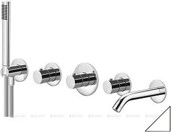 Смеситель для ванны с душем Paffoni Modular Box MDE001BO Смеситель для ванны с душем Paffoni Modular Box MDE001BO