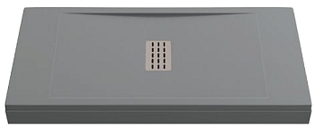 Душевой поддон Creto Etna 160x80 прямоугольный, серый