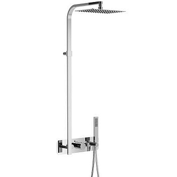 Термостатическая душевая система скрытого монтажа EXCELLENT Rain Krotos AREX.8081CR (хром)