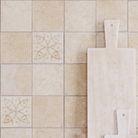 Натуральный травертин, ORNAMENT №6 10x10, Provance