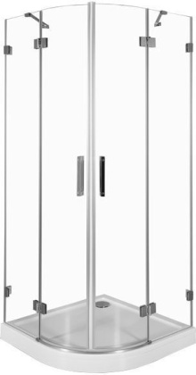 Душевой уголок Aquanet Beta NWD2242 90x90, R480, прозрачное стекло