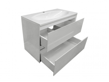 Тумба подвесная под умывальник Malta 800х470 2 ящика (ШхГхВ) 798х466х607 Тумба подвесная под умывальник Malta 800х470 2 ящика (ШхГхВ) 798х466х607