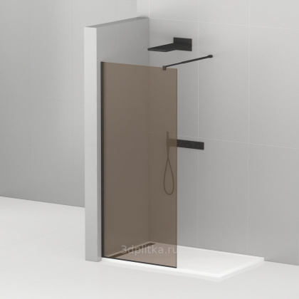 LIBERTA-120-BR Стекло для перегородки Liberta, бронза, 1200х1950 мм