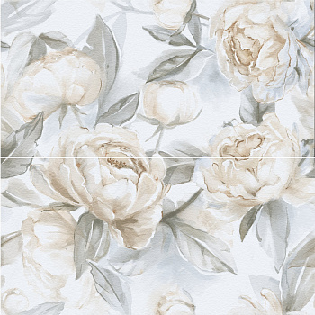 Плитка Elite Peonies Decor A+B 60x120 Matt 2 шт в комплекте (1 уп=1,44 М2) Плитка Elite Peonies Decor A+B 60x120 Matt 2 шт в комплекте (1 уп=1,44 М2)