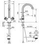OLIMP-LS2-03/24-Sw Смеситель на раковину с донным клапаном, золото, ручки Swarovski OLIMP-LS2-03/24-Sw Смеситель на раковину с донным клапаном, золото, ручки Swarovski