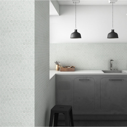 Стеклянная мозаика, MARBLES 4300, Hexagon