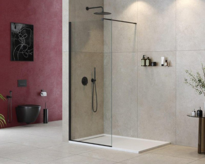 LIBERTA-L-1-80-120-C-Cr Душевая перегородка с односторонним входом 800x1200x1950 мм LIBERTA-L-1-80-120-C-Cr Душевая перегородка с односторонним входом 800x1200x1950 мм