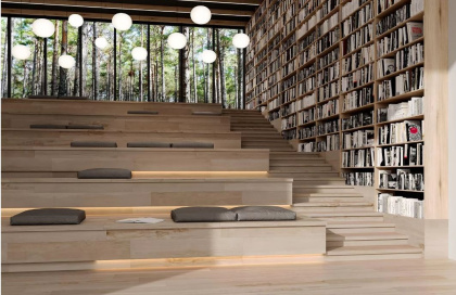 Ступень угловая клееная левая Про Вуд бежевый светлый  33х33 (уп/4шт), шт