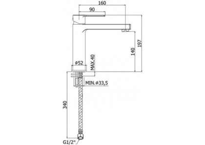 Смеситель для раковины Paffoni Ringo RIN074CR