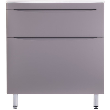 Тумба напольная Creto Oro 80 см 24-ST80-GR серый люкс Тумба напольная Creto Oro 80 см 24-ST80-GR серый люкс