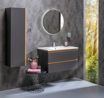 Тумба CAPOLDA 85 антрацит 849-085-A Boheme Тумба CAPOLDA 85 антрацит 849-085-A Boheme