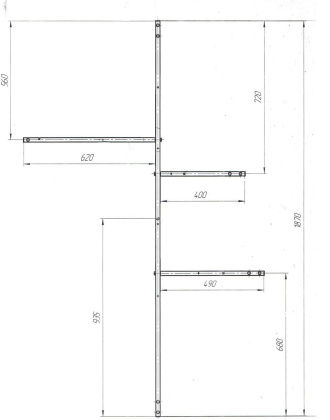 Рама разборная FINA 170x105 Рама разборная FINA 170x105