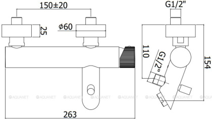 Смеситель для ванны с душем Paffoni Jo JO022NO