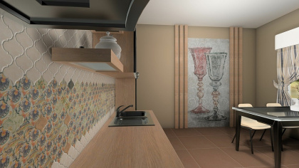 Декор OP\A167\65000 Арабески котто орнамент 6.5*6.5*7 (уп\26шт), шт