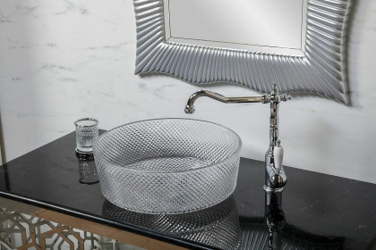 Зеркало SOHO серебро 70х100 ППУ с подсветкой 564 Boheme