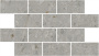 Декор Чеппо ди Гре мозаичный серый матовый обрезной 34,6x20x0,9
