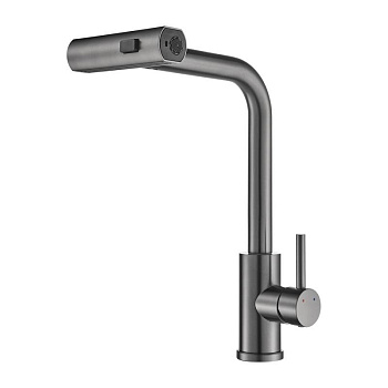 Смеситель для кухни с выдвижной лейкой Shevanik S263 S263T