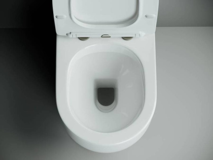 Напольная пристенная чаша унитаза METROPOL Rimless