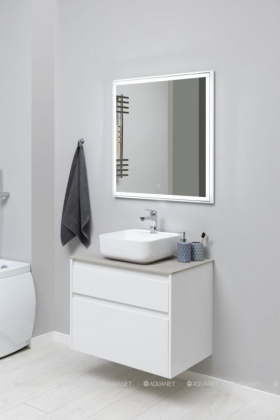 Тумба под раковину Aquanet Nova Lite 75 белый (2 ящика) Тумба под раковину Aquanet Nova Lite 75 белый (2 ящика)