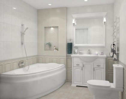 Плитка настенная 6386 Ауленсия бежевый 25*40*8 (11шт\1.1м2), м2