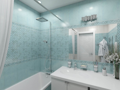 Бордюр OP\A27\6331 Фоскари бирюзовый 25*5,4 (уп/30шт), шт Бордюр OP\A27\6331 Фоскари бирюзовый 25*5,4 (уп/30шт), шт