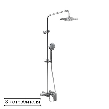 Система для душа наружного монтажа EXCELLENT Rain Altar AREX.SY.781CR (хром) Система для душа наружного монтажа EXCELLENT Rain Altar AREX.SY.781CR (хром)