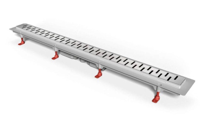 Душевой лоток 85 см Creto Snake CRE-850 SN-Down с решеткой, хром