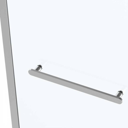 Душевая дверь Como Soft VDS-1CS150CL, 1500, хром, стекло прозрачное