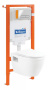 LOTO Унитаз подвесной с сиденьем дюропласт soft close BB070CHR/SC