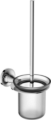 Ёрш для туалета RUSH Corsica, 38х12х16 см, хром, CO42710