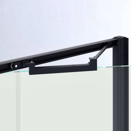 Душевая дверь  90*195 RGW SV-05-B Чёрный/Прозрачное/8 мм (Easy)