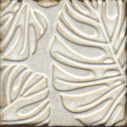 Декор Агдаль 2 бежевый светлый глянцевый структура 15x15x0,9