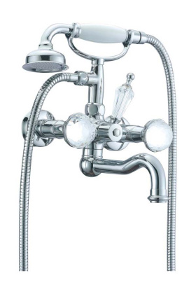 Смеситель для ванны(душ.комп.) BRILLANTE Presente_Комплект