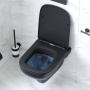 C85A1700MBSC X-Joy S Унитаз подвесной FlashClean с сиденьем микролифт, черн мат