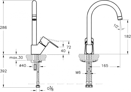 Смеситель Win S для кухни