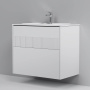 База под раковину с 2 ящиками, 68,5х80,2х48,9 см, белая, M8FFUX0802WM