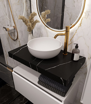 Столешница прямая FLAT NERO MARQUINA 810*460*70