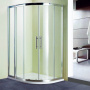Душевой уголок RGW HO-61, 03066192-11, 90 х 120 x 195 см, асимметричный, дверь раздвижная, стекло прозрачное, хром