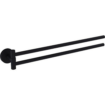 Двойной полотенцедержатель 42 см в комплекте с креплением Piave черный мат. 3015-0016-AB, шт Двойной полотенцедержатель 42 см в комплекте с креплением Piave черный мат. 3015-0016-AB, шт